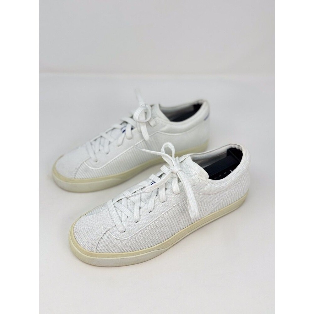 Rothys Womens Shoes White The Lace Up Low Top Sneakers Comfort Classic US 7 - Picture 4 of 10